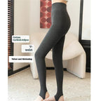 Cozy Striped Thermal Leggings