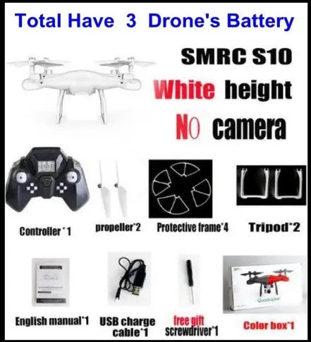 Sales Promotion WiFi 2MP Camera With S10 SMRC FPV Quadcopter Drone Helicopter UAV Micro Remote Control Toy RACER KIT Aircraft G8Central.com
