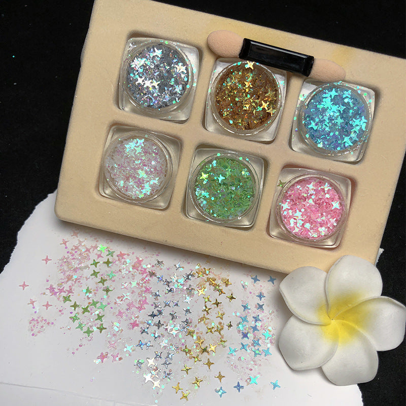 Children’s Stage Makeup Eye Glitter Eyeshadow – Sparkling Kids Performance Eye Makeup ✨
