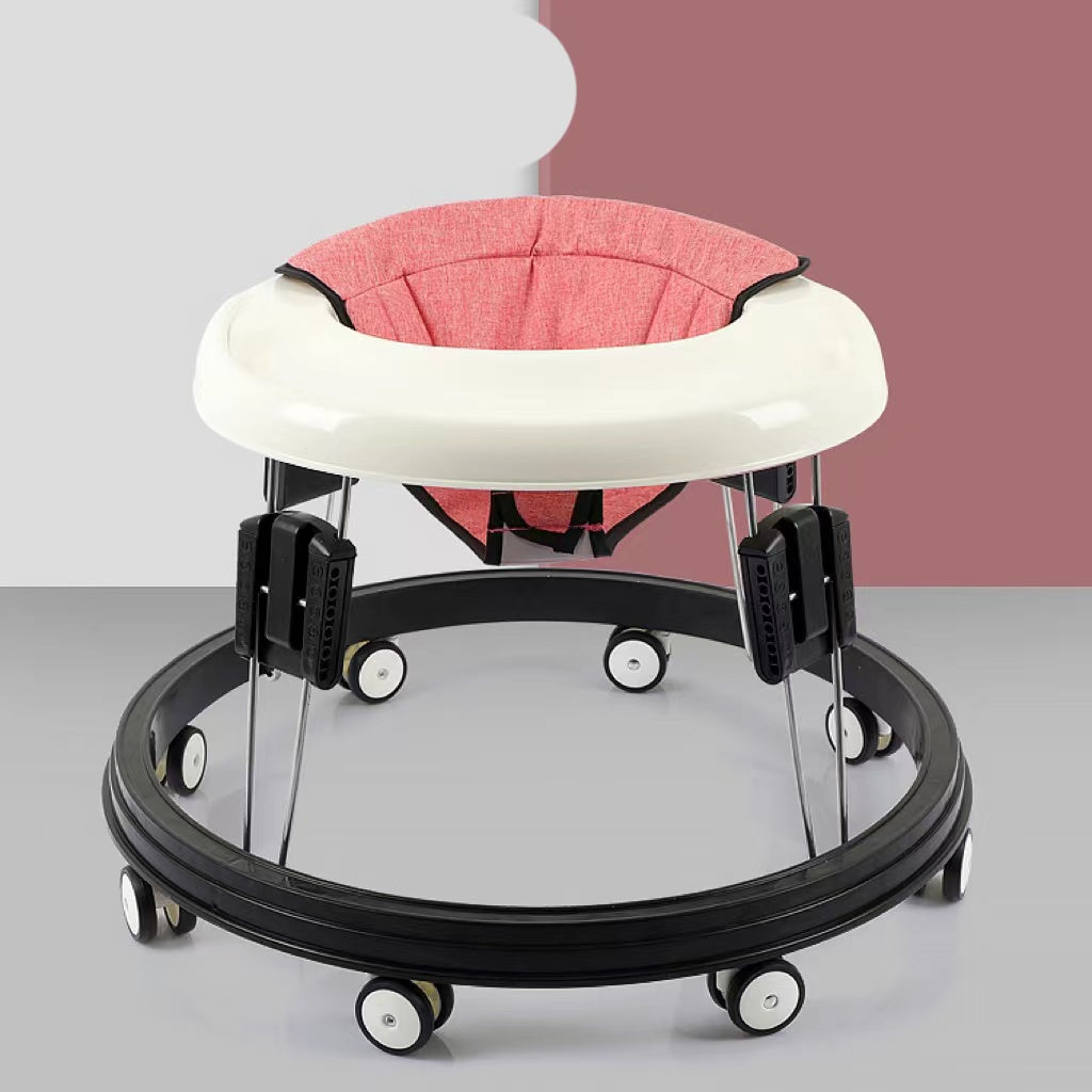 Multifunctional Baby Walker with Anti-Rollover Design & Music | 9-Height Adjustable Infant Walker (6–36 Months)