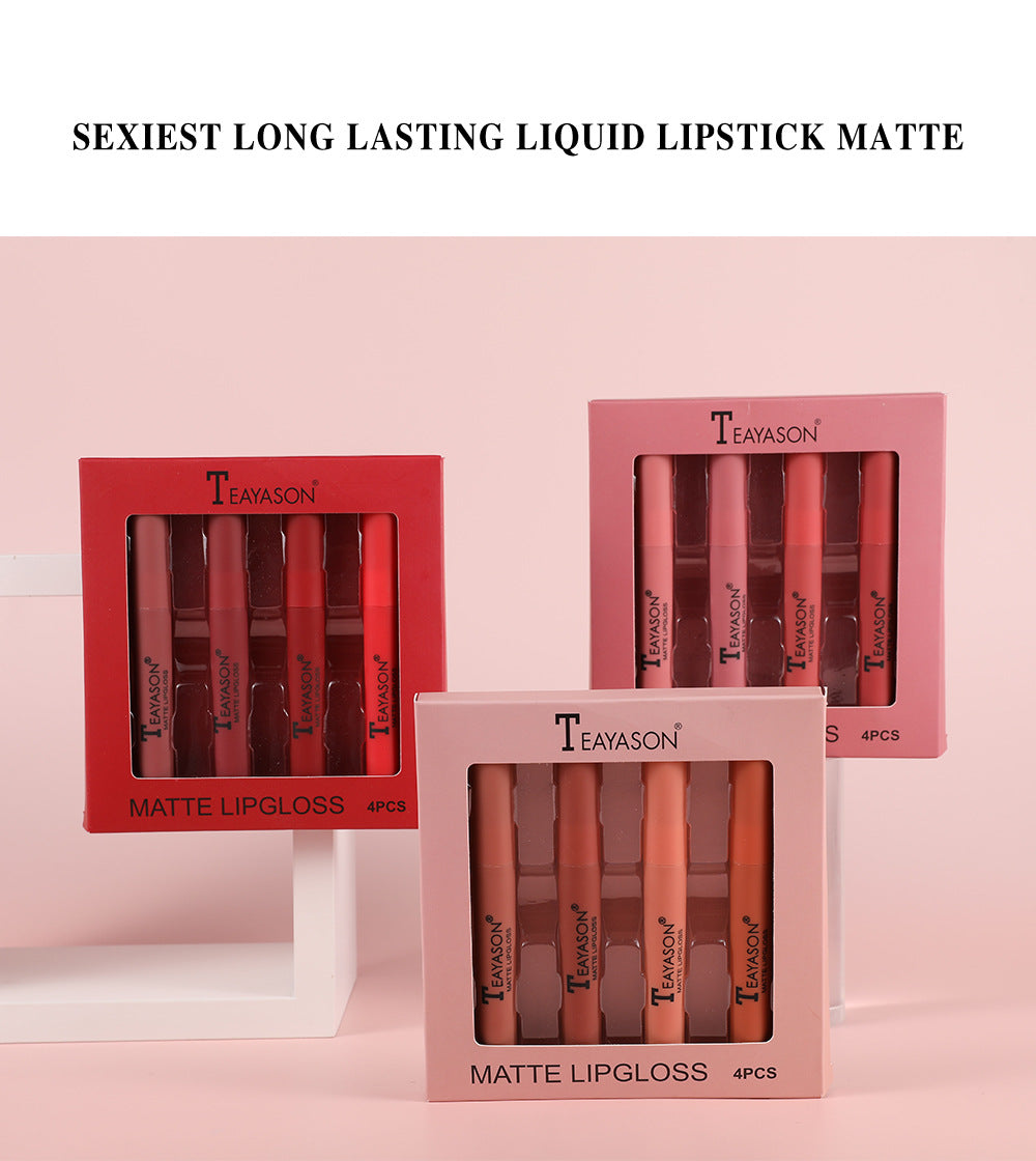Velvet Matte Lipstick Set – Lip Gloss & Lip Glaze Long-Lasting Lip Makeup Collection 💄✨