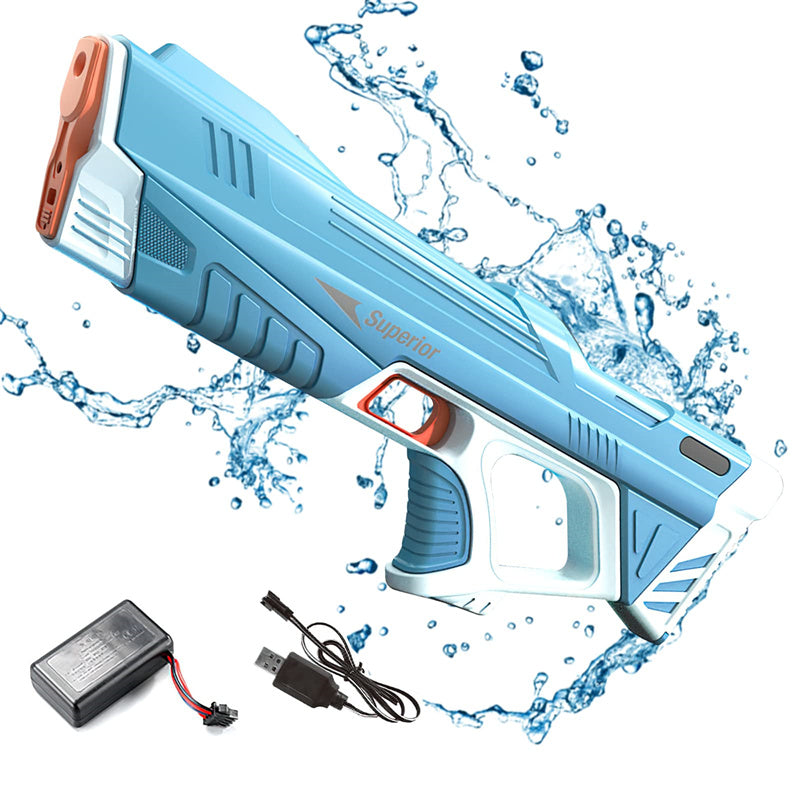 💦⚡ Full Automatic Electric Water Gun – High-Tech Induction Water-Absorbing Blaster for Summer Beach & Outdoor Water Fights