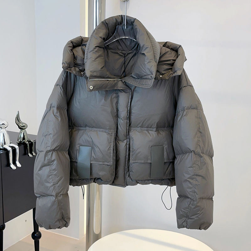 Cozy White Duck Down Puffer Coat