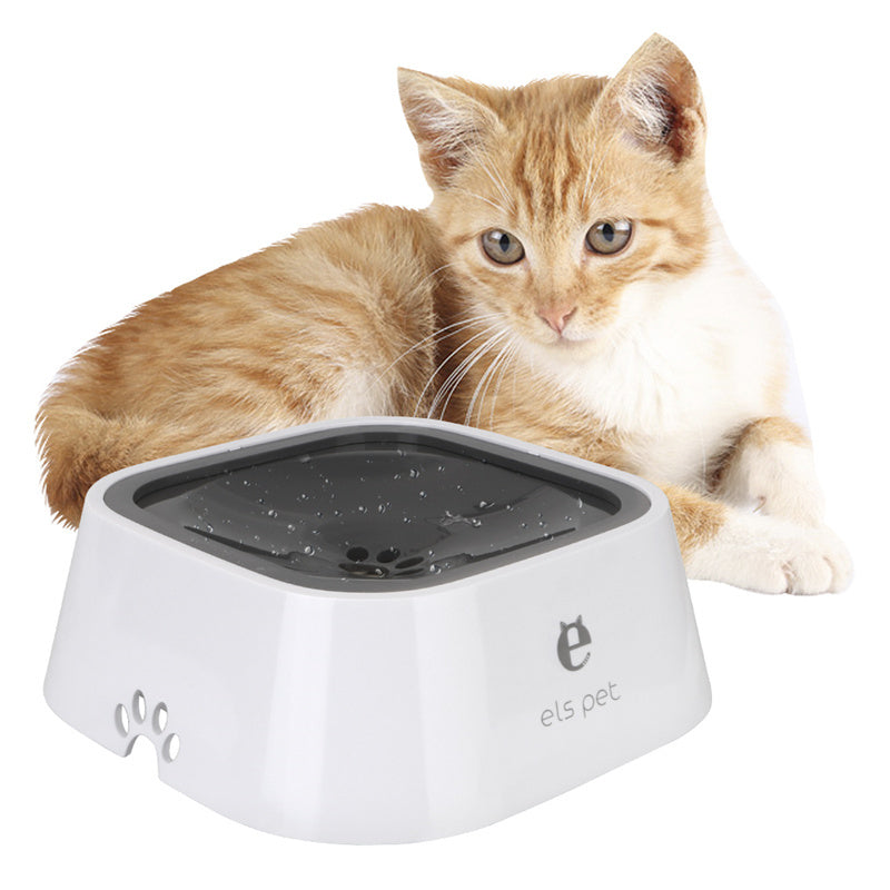 1.58 qt. Cat Dog Water Bowl Carried Floating Bowl Anti-Overflow Slow Water Feeder Dispenser Pet Fountain ABS&PP Dog Supplies