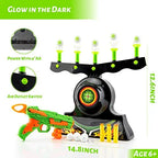Shooting Targets for Nerf Guns Shooting Game Glow in The Dark Floating Ball Target Practice Toys for Kids Boys Hover Shot 1 Blaster Toy Gun 10 Soft Foam Balls 3 Darts Gift,Amazon Platform Banned G8Central.com