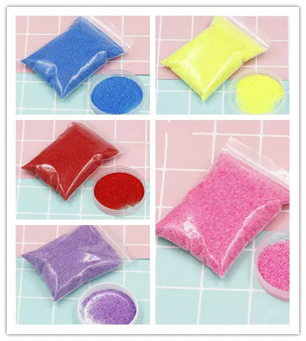 DIY Not Wet Magic Sand Handmade Toys Non-toxic Magic Mars Space Sand Educational Toy G8Central.com