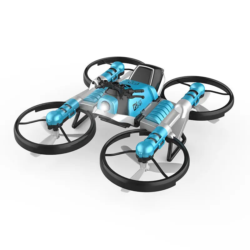WiFi FPV RC Drone Motorcycle 2 in 1 Foldable Helicopter Camera 0.3MP Altitude Hold RC Quadcopter Motorcycle Drone 2 in 1 Dron G8Central.com