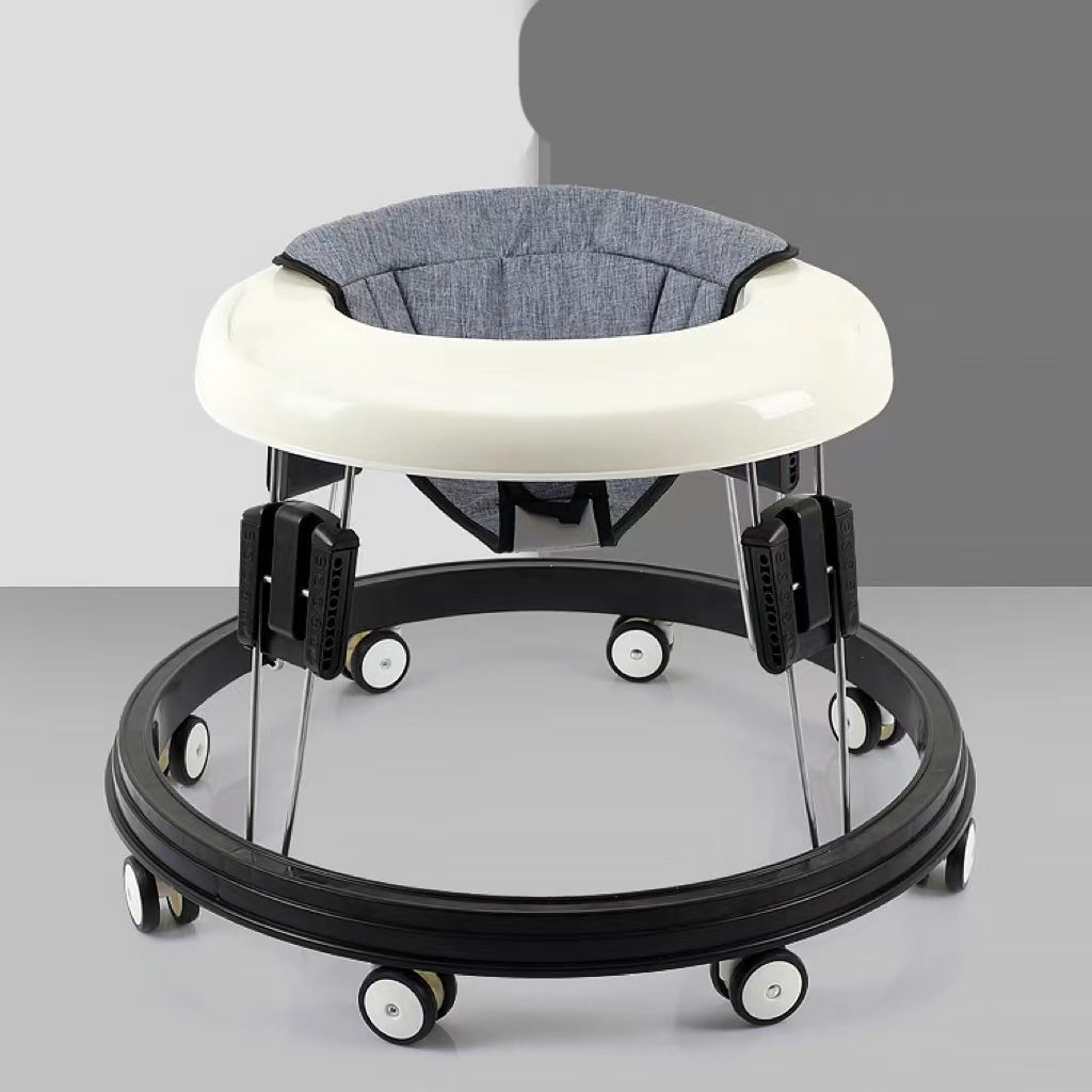 Multifunctional Baby Walker with Anti-Rollover Design & Music | 9-Height Adjustable Infant Walker (6–36 Months)