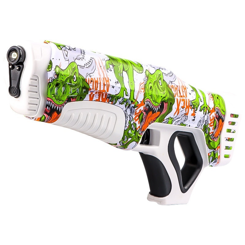 🦖💦 Dinosaur Electric Water Gun – Automatic Water-Absorbing Waterproof Water Blaster Toy for Kids & Outdoor Play