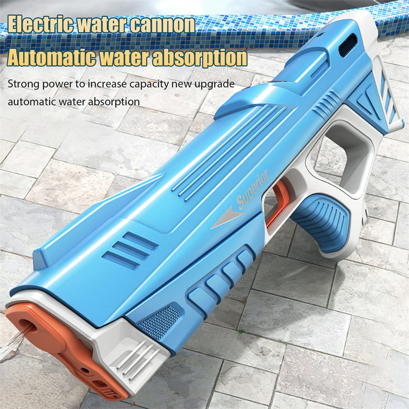 💦⚡ Full Automatic Electric Water Gun – High-Tech Induction Water-Absorbing Blaster for Summer Beach & Outdoor Water Fights