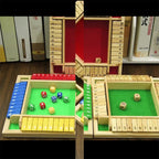 Wooden Shut The Box Game – Classic 2-4 Player Family Board Game, Party Fun, 8.6 x 8.6 in 🛍️