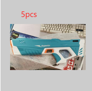 💦⚡ Full Automatic Electric Water Gun – High-Tech Induction Water-Absorbing Blaster for Summer Beach & Outdoor Water Fights