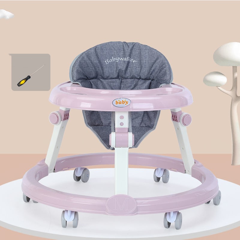 🍼🐸 Frog Baby Walker Anti-O-Leg Multifunctional Anti-Rollover with Music | 6-12 Months | Silent Wheels Option