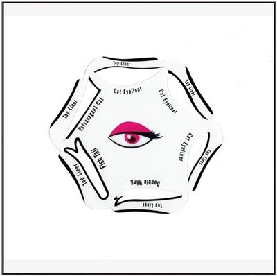 Smoky Eye Makeup Eyeliner Aids – Reusable Eyeliner Guide Tool for Perfect Eye Makeup ✨