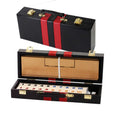 Deluxe Rummy Tile Game Set with Wooden Racks – 106 Tiles Classic Family Strategy Board Game🃏✨ G8Central