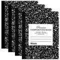 Composition Book College Ruled 100 Ct. 9 3/4 x 7 1/2 in. | Black Marble