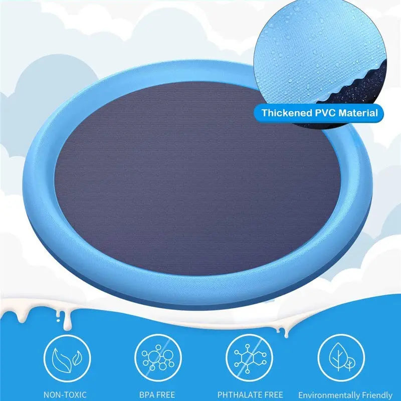 Kid Pet Simulation Sea Level Outdoor Inflatable Splash Mat Water Spray Game Pad Kids Educational Toys For Children Gift G8Central.com