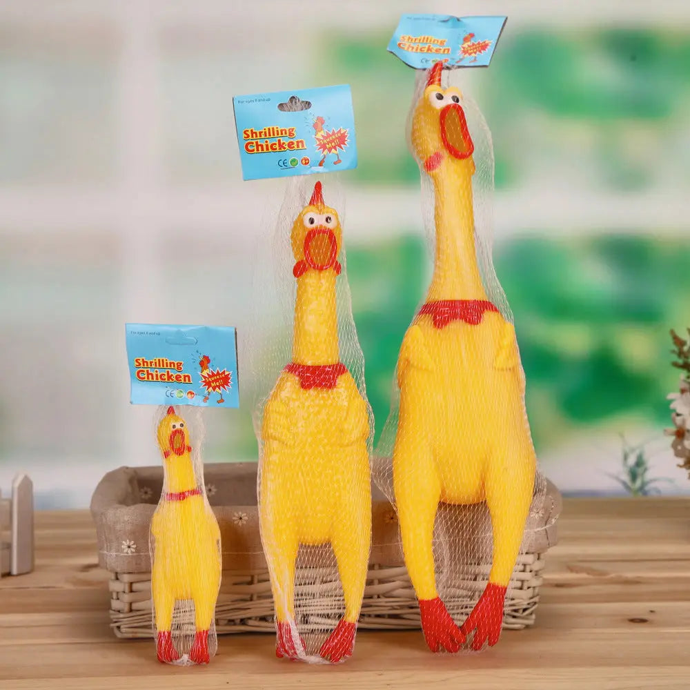 Screaming Chicken Pet Toy Venting Screaming Creative Prank G8Central.com