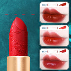 Carved National Style Makeup Gift Box – Concealer & Lipstick Beauty Set 💄