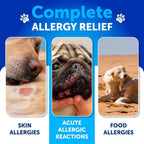 Dog Probiotics & Digestive Enzymes – Gut Health, Itchy Skin, Allergy & Immunity Support | 180 Chews