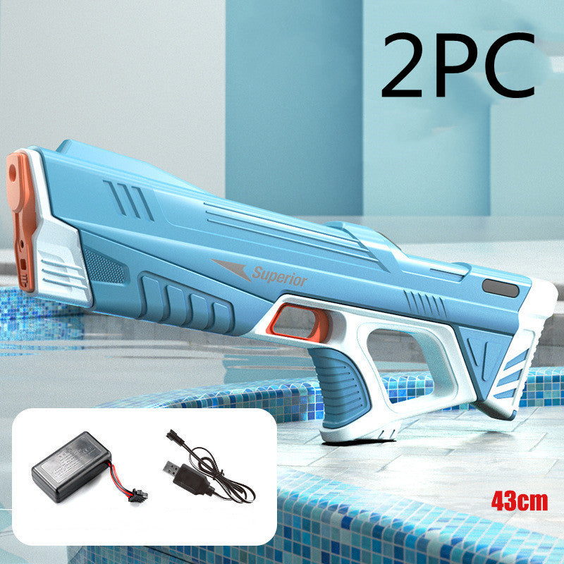 💦⚡ Full Automatic Electric Water Gun – High-Tech Induction Water-Absorbing Blaster for Summer Beach & Outdoor Water Fights