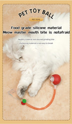 Interactive Cat Toy Ball with Automatic Movement &amp; Obstacle Avoidance