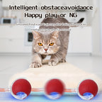 Interactive Cat Toy Ball with Automatic Movement &amp; Obstacle Avoidance