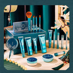 Green Lotus 18-Piece Makeup & Skincare Kit – Complete Beauty Gift Set 💄