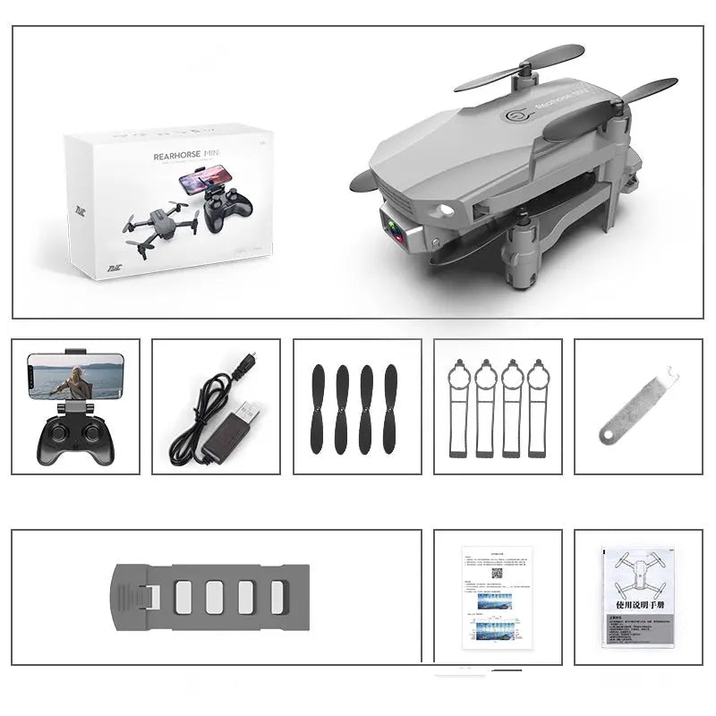 Folding Drone HD 4K Aerial Photography Mini Quadcopter Toy RC Airplane G8Central.com