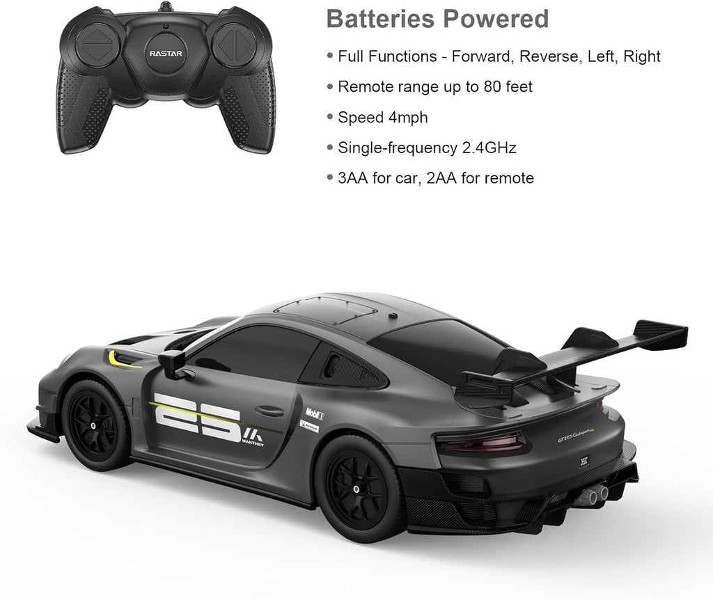 1:24 Scale RC Porsche 911 GT2 – Remote Control Sports Car 🚗💨✨