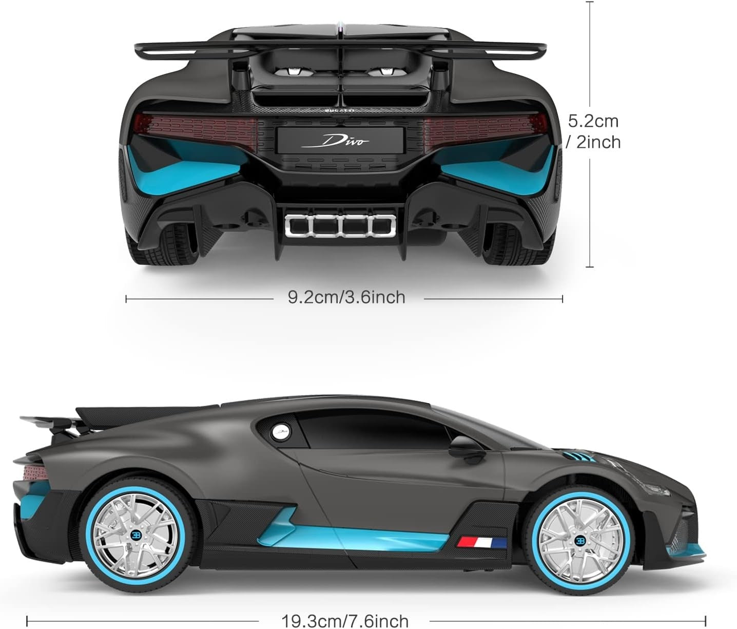 1:24 Scale RC Bugatti Divo – High Speed Remote Control Supercar 🚗💨✨