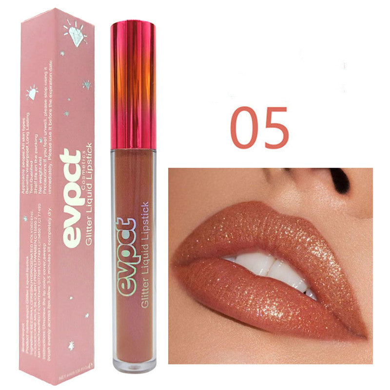 Metallic Lip Gloss Lipstick – Shiny Mirror Metallic Lip Color 💄✨