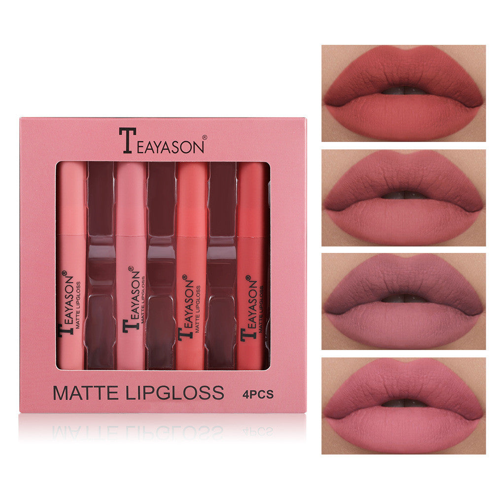 Velvet Matte Lipstick Set – Lip Gloss & Lip Glaze Long-Lasting Lip Makeup Collection 💄✨