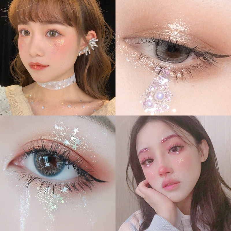 Children’s Stage Makeup Eye Glitter Eyeshadow – Sparkling Kids Performance Eye Makeup ✨