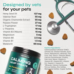 🌿🐶 Hemp Calming Chews for Dogs – Anxiety, Stress & Separation Relief | Duck Flavor 🍗✨