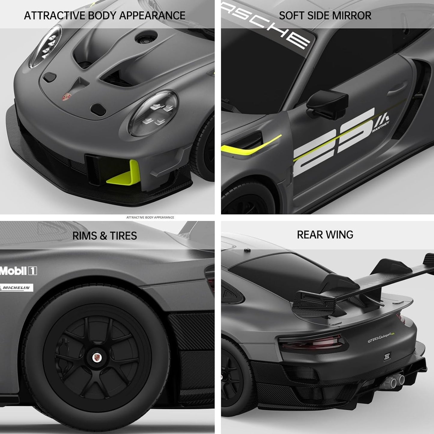 1:24 Scale RC Porsche 911 GT2 – Remote Control Sports Car 🚗💨✨