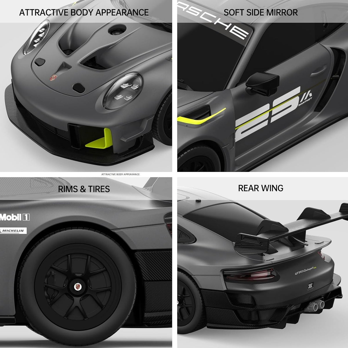 1:24 Scale RC Porsche 911 GT2 – Remote Control Sports Car 🚗💨✨
