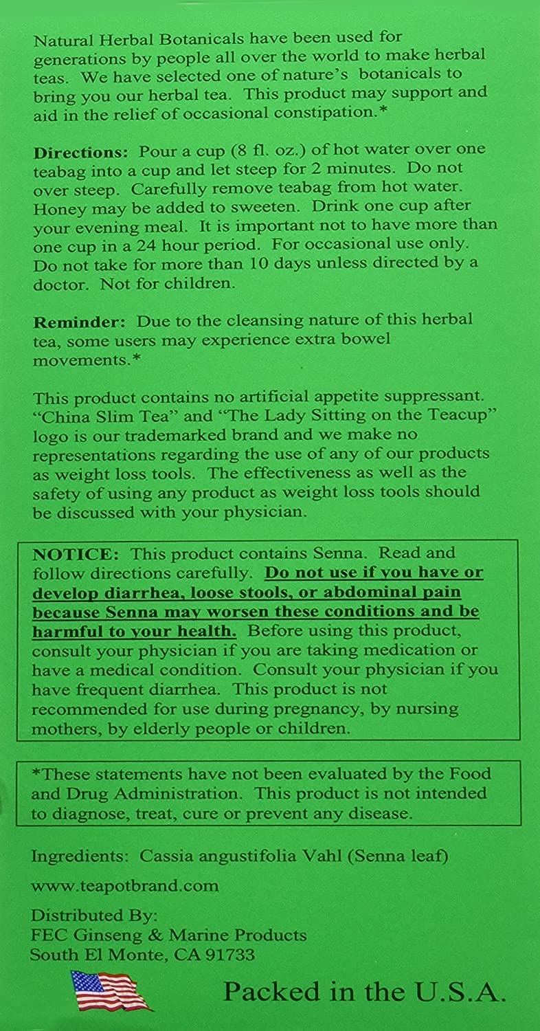 China Herbal Tea 🌱 Natural Botanical Blend | Caffeine‑Free Wellness Tea for Daily Balance🌿d for Men & Women | Caffeine‑Free Slimming Tea with Senna Leaf