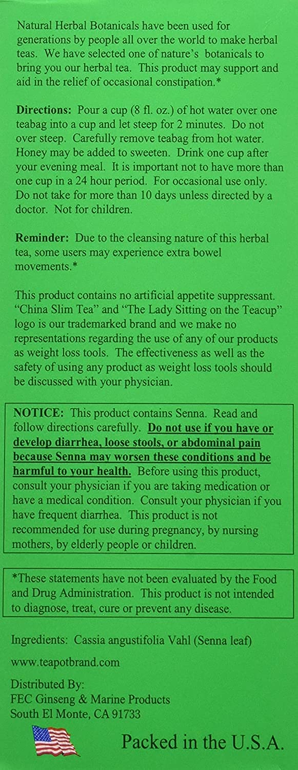 China Herbal Tea 🌱 Natural Botanical Blend | Caffeine‑Free Wellness Tea for Daily Balance🌿d for Men & Women | Caffeine‑Free Slimming Tea with Senna Leaf