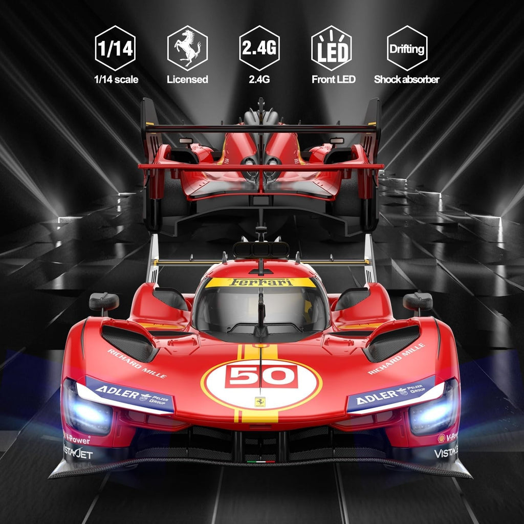 1:14 RC Ferrari 499P Le Mans Hypercar – High Speed Remote Control Racing Car 🏎️🔥✨