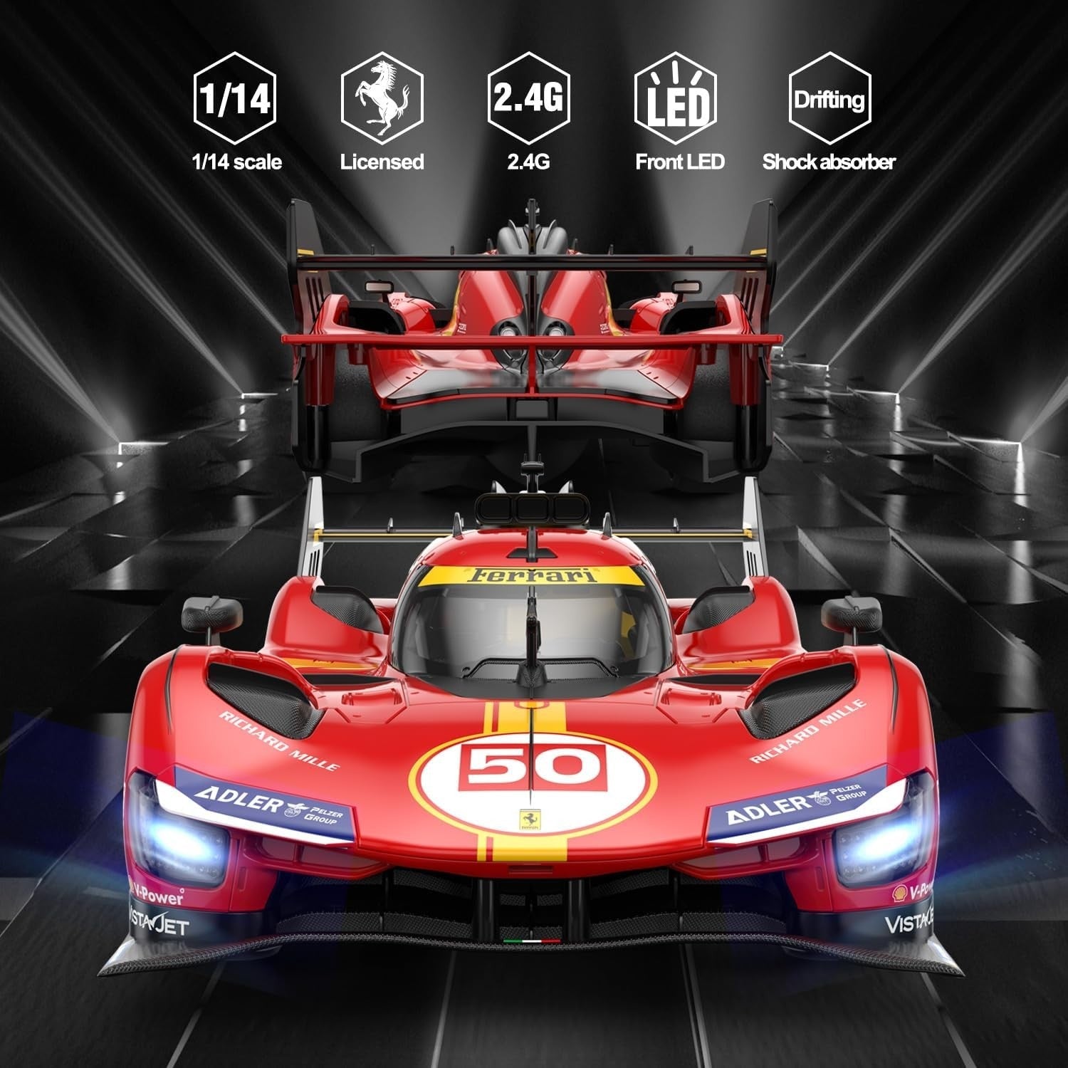 1:14 RC Ferrari 499P Le Mans Hypercar – High Speed Remote Control Racing Car 🏎️🔥✨