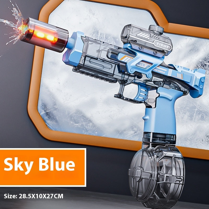 Electric Water Linkage Reborning High-Pressure Continuous Pulse Water Gun Toy
