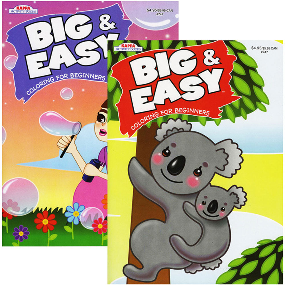KAPPA Big & Easy Coloring For Beginners | 2-Titles.