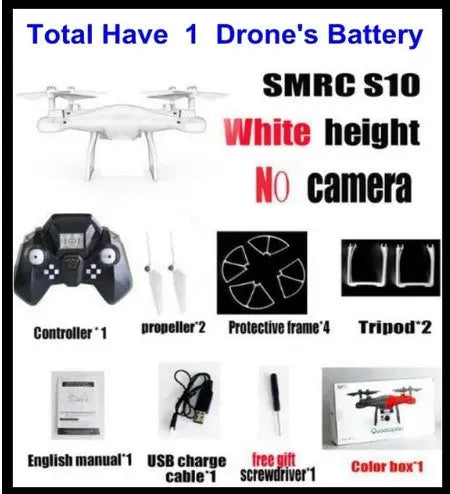Sales Promotion WiFi 2MP Camera With S10 SMRC FPV Quadcopter Drone Helicopter UAV Micro Remote Control Toy RACER KIT Aircraft G8Central.com