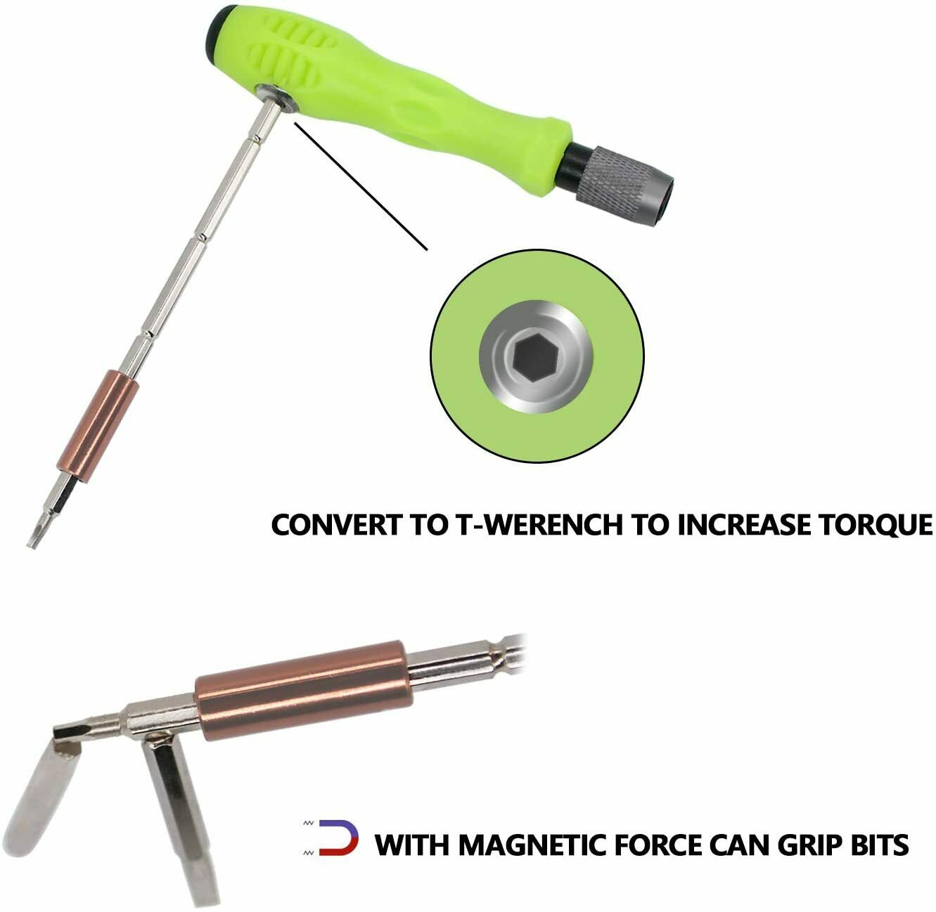 32 IN 1 Small Magnetic Screwdriver Set Torx Driver Professional Repair Tool Kit