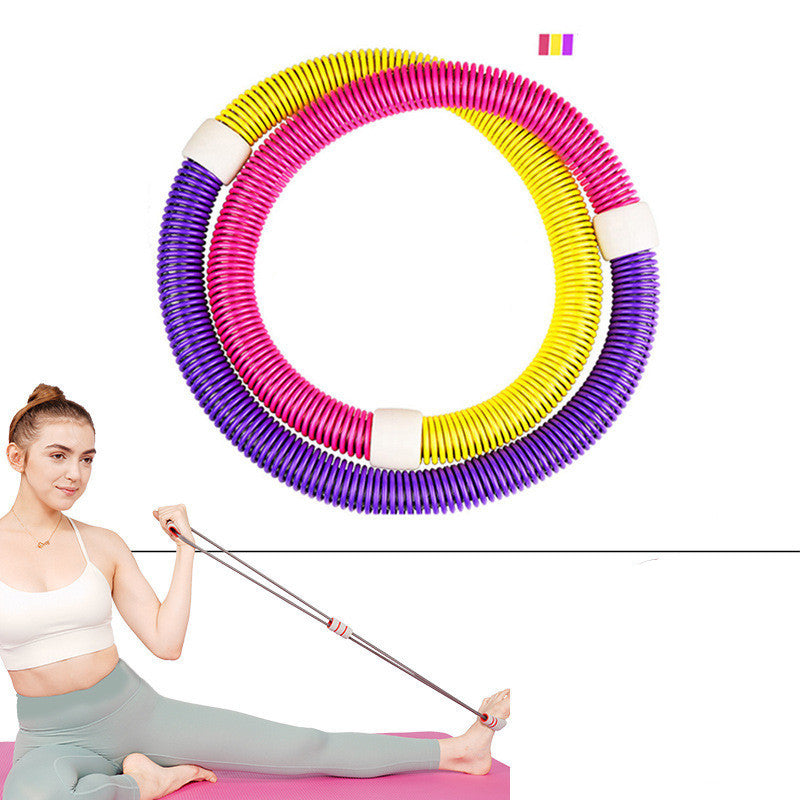 Soft Weighted Fitness Hoop for Home Workouts