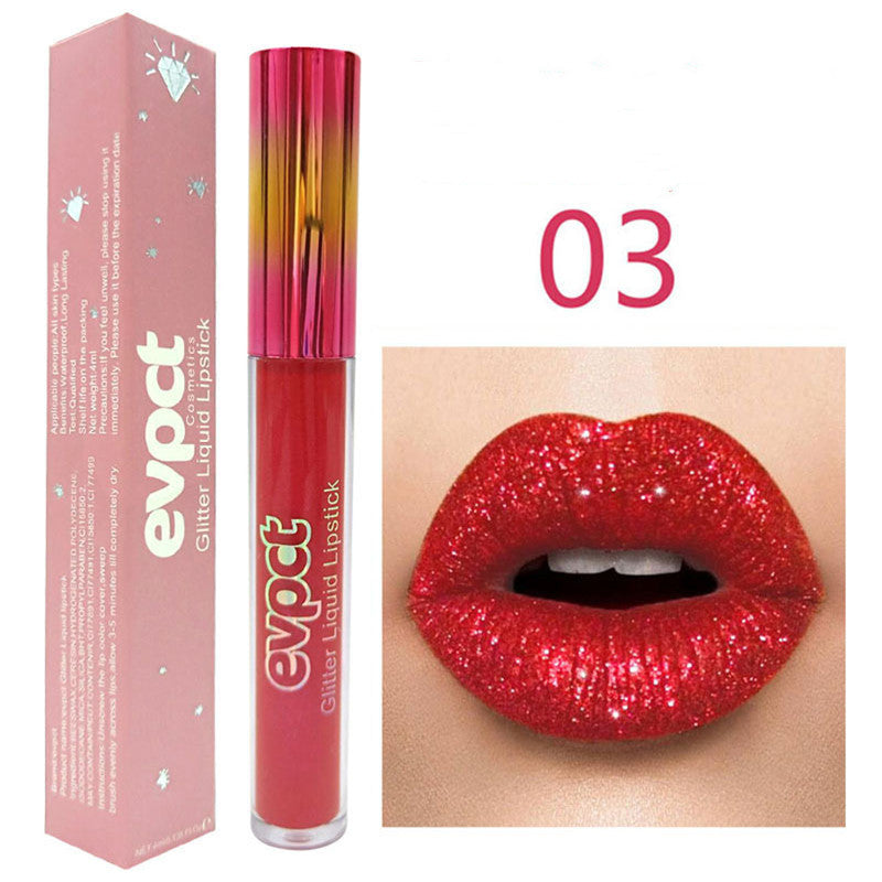 Metallic Lip Gloss Lipstick – Shiny Mirror Metallic Lip Color 💄✨