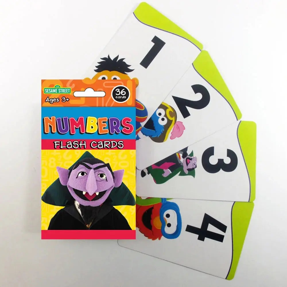 Educational Sesame Street Flash Card, Picture ABC Letters Words & Color Geometry Shape & Number & Alphabet, Flashcards Game For Preschool Kindergarten (36/Pack) G8Central