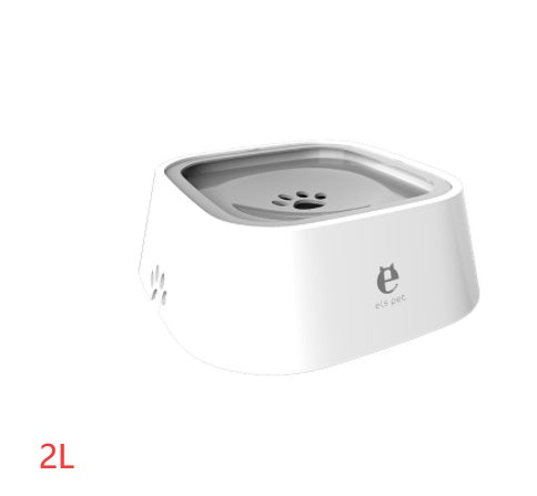 1.58 qt. Cat Dog Water Bowl Carried Floating Bowl Anti-Overflow Slow Water Feeder Dispenser Pet Fountain ABS&PP Dog Supplies