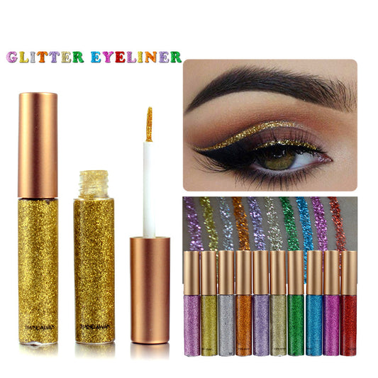 Stage Nightclub Glitter Liquid Eyeshadow – Waterproof Shiny Sequins Eye Makeup ✨